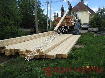 Дом из профилированного бруса 150х200 в Чехове