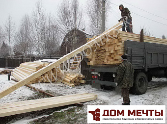 Дом из бруса 9х9 в Сергиевом-Посаде