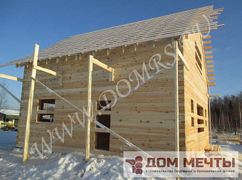 Обрешетка крыши из обрезной доски 25х150