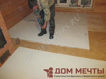Монтаж листов ГВЛ для укладки кафеля