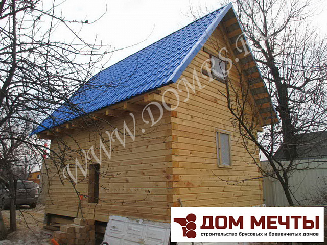 Баня из бруса 4х6 в Подольске