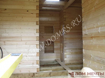 Внутренние стены помещений брусового дома