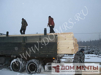 Дом 8х8 из бруса в полтора этажа во Владимирской области