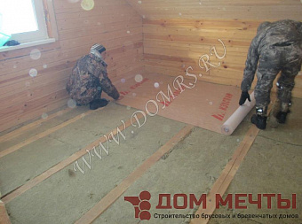 Шумоизоляция между балок перекрытий